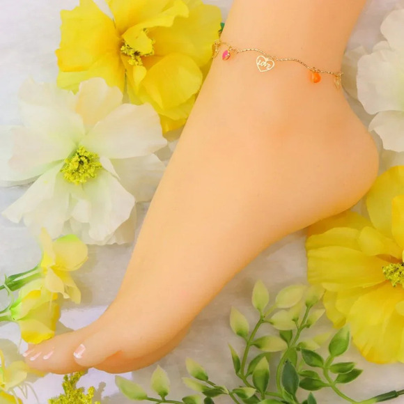 Minimalist Anklet, Sleek & Modern Design, Women’s Fashion, YC110153-A - Picture 3 of 10